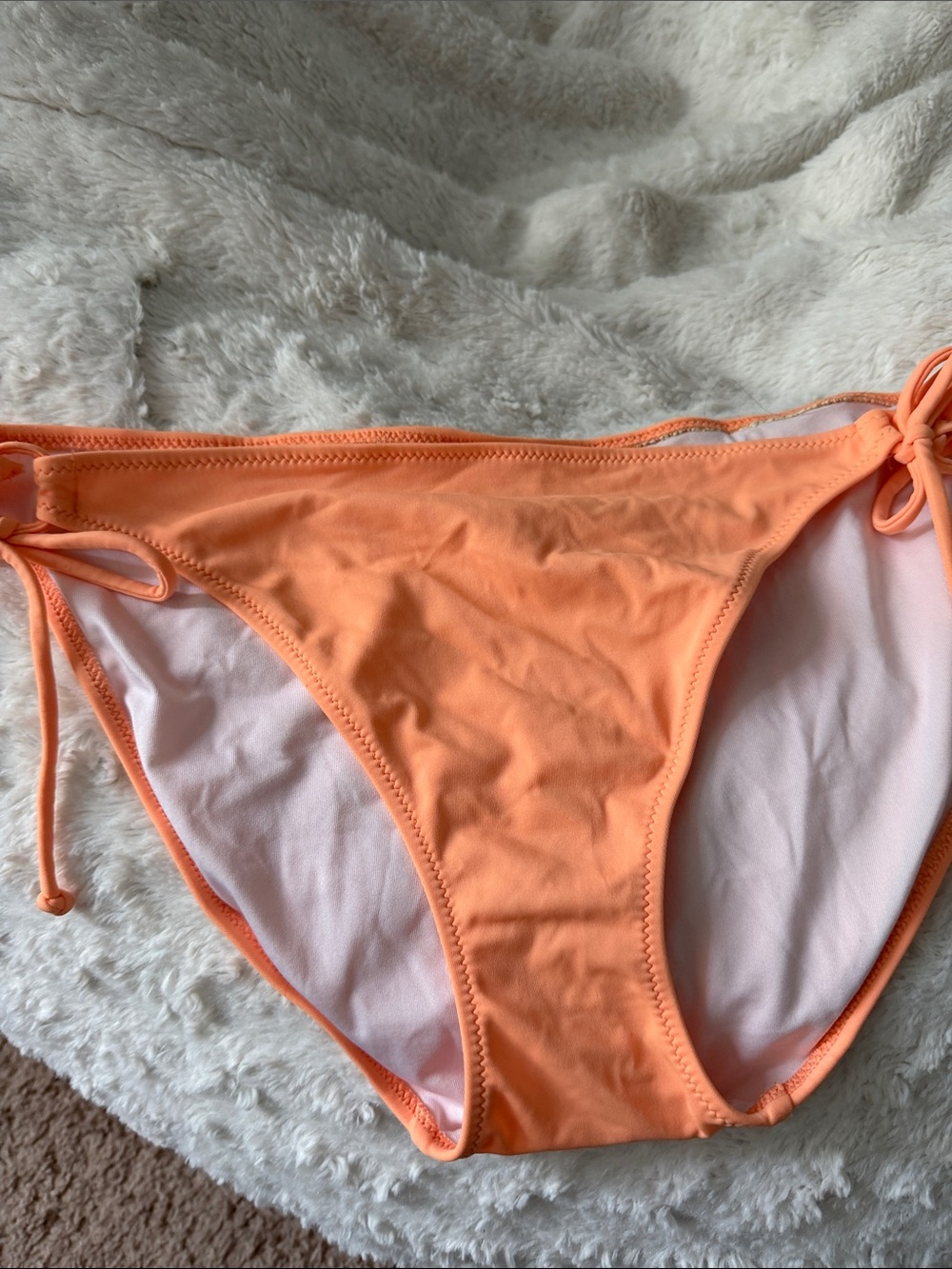 Victoria's Secret Coral Side-Tie Bikini Bottom